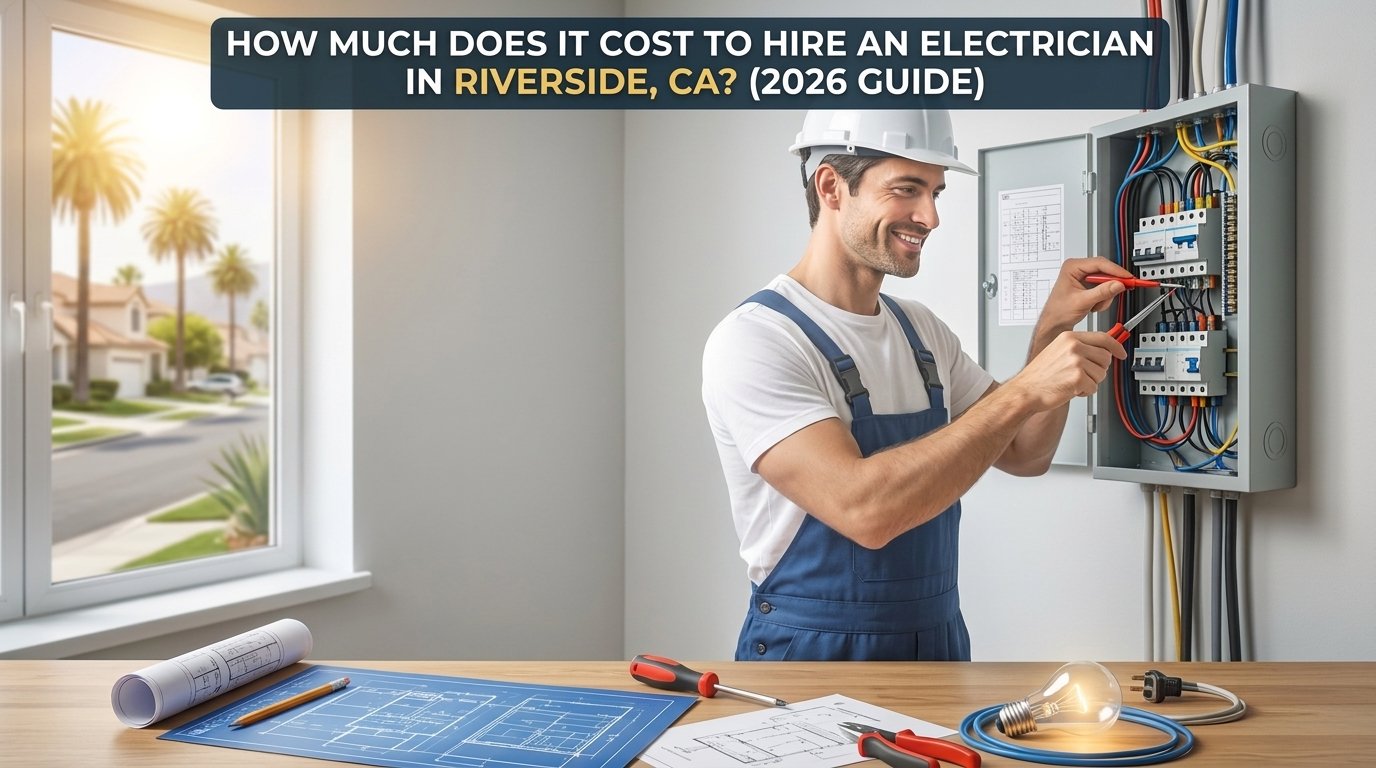 How Much Does It Cost to Hire an Electrician in Riverside, CA? (2026 Guide)