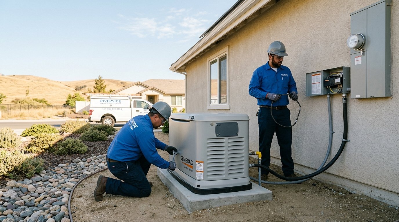 Generator Installation in Riverside, CA (Whole House & Backup Power)