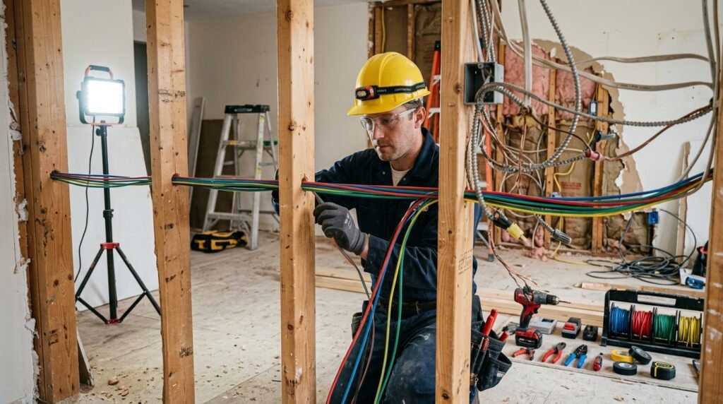 What Happens During a Whole House Rewire?