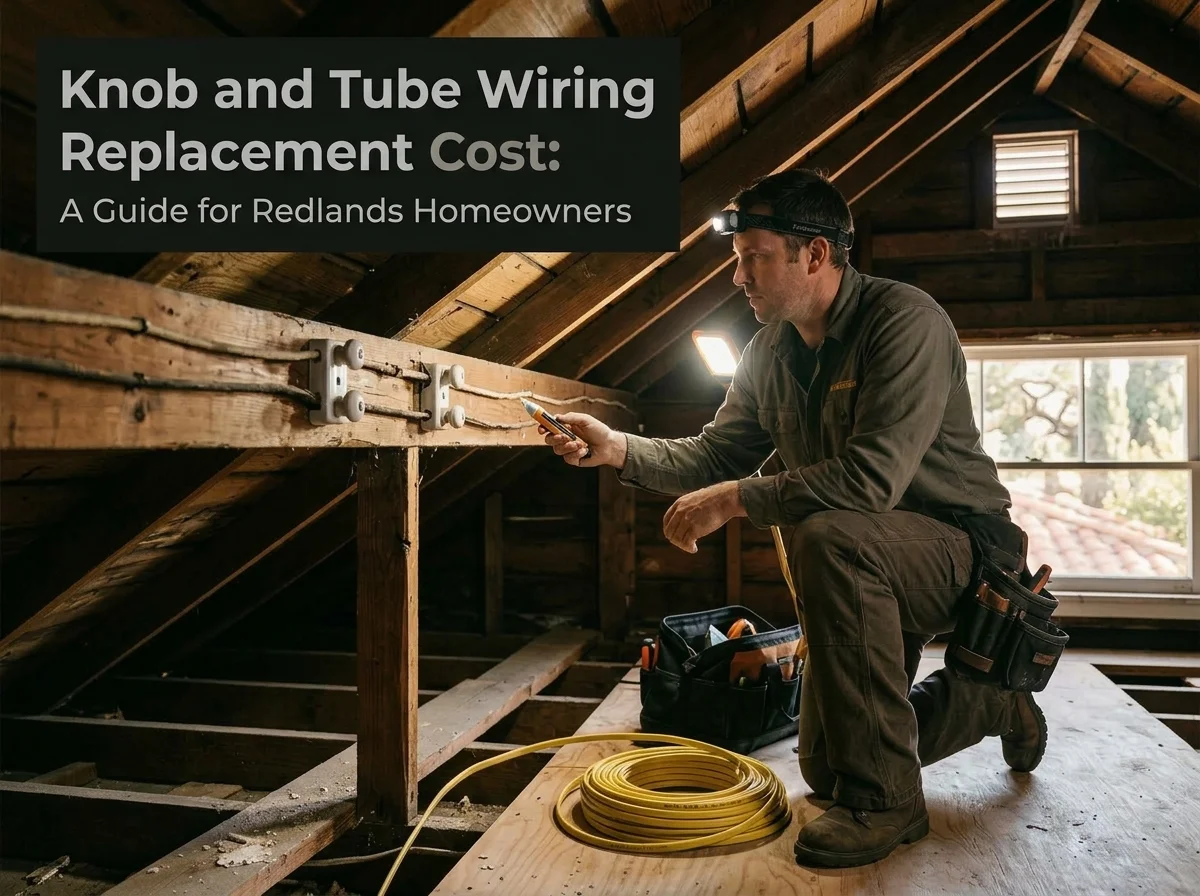 Knob and Tube Wiring Replacement Cost A Guide for Redlands Homeowners