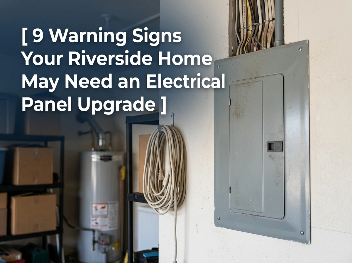 9 Warning Signs Your Riverside Home May Need an Electrical Panel Upgrade
