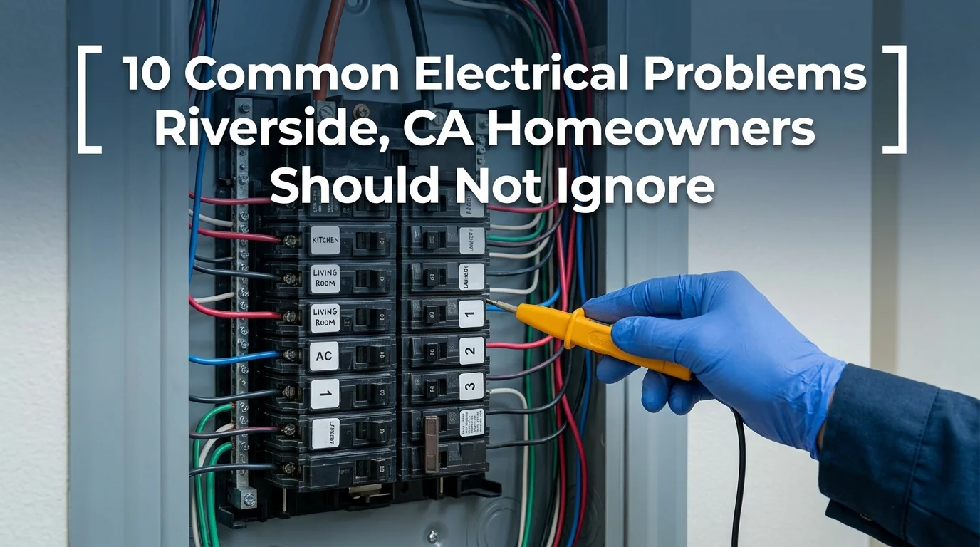10 Common Electrical Problems Riverside, CA Homeowners Should Not Ignore